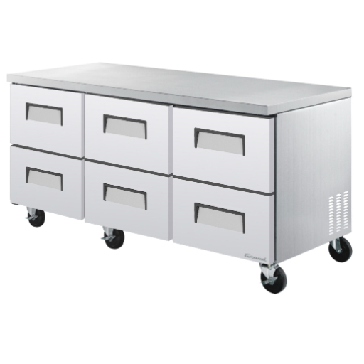 GUR-72-D6_72" 6 drawers undercounter refrigerator