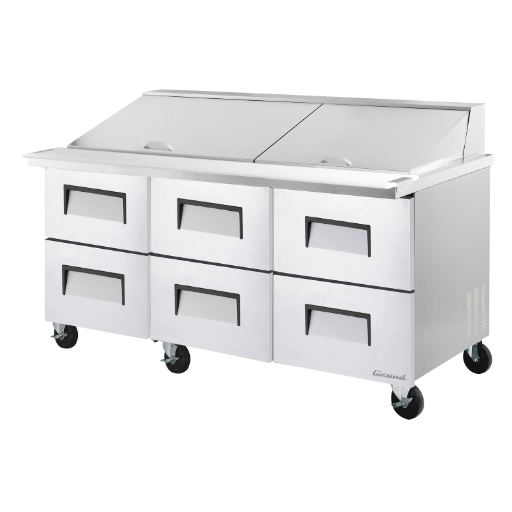 GMU-72(30)-D6_72" 6 drawers megatop prep table