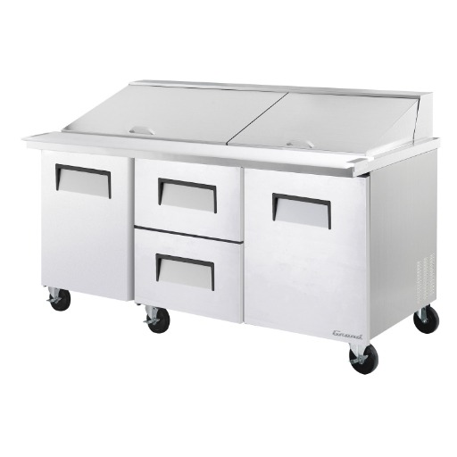 GMU-72(30)-D4RL_72" 4 drawers 1 left door megatop prep table