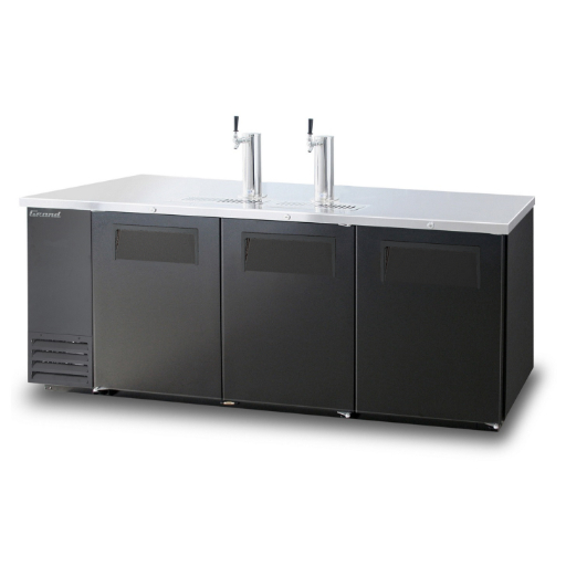 GBD-80B-HC_80" 3 doors direct draw beer dispenser 69" 2 doors direct draw beer disp