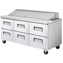 GSU-72(18)-D6_72" 6 drawers salad prep table