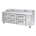 GPZ-93-D6_93" 6 drawers pizza  prep table