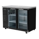 GNB-48BG-HC_48" 2 doors back bar -glass door