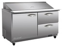 GT-MT60-D2-HC_61” Width Megatop Food Prep Table ( 2 Drawers)